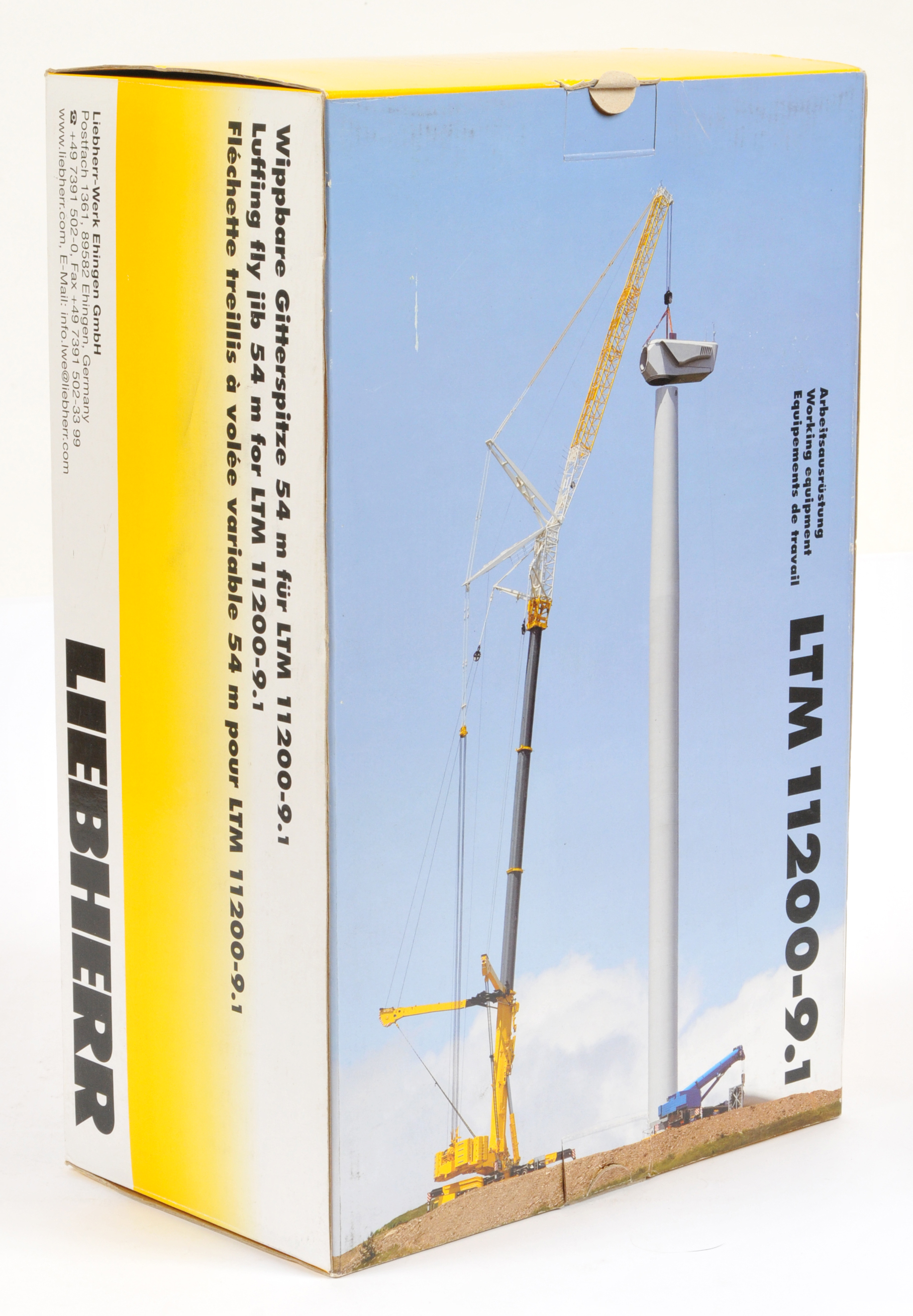 NZG (1/50th) 7322 Liebherr LTM 11200 1280 Luffing Fly Jib For LTM 11200-9.1 - Deep Yellow - Near ... - Image 2 of 4