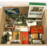 Military Group To Include Boxed Solido - Missile launcher, Victoria - Dodge Jeep, Models Of Yeste...