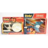 Dinky Toys "Star Trek" A pair - (1) 357 Klingon Battle Cruiser - Blue and white with missiles and...