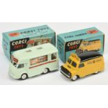 Corgi Toys A Pair - (1) 407 Smiths Karrier Mobile Shop " Home Service" - Pale green, silver trim ...