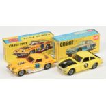 Corgi Toys 337 Customized Chevrolet Corvette Stingray - Yellow, red interior, chrome trim and cas...