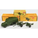 Dinky Toys Military Group Of 3 - (1) 677 Armoured Command Vehicle, (2) 686 25-Pounder Field Gun a...