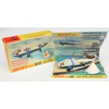 Dinky Toys Aircraft 724 Sea King Helicopter White and blue, red interior with No.66 