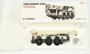 Conrad  Models  (1/50th) 2116/0  "Terex" Challenger 3160  Mobile Crane - Off White and Grey - Nea...