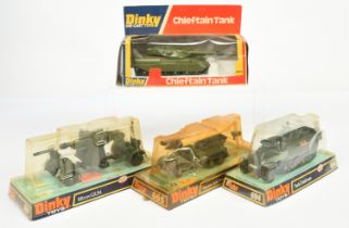 Dinky Toys Military Group To Include  - (1) 656 88mm Gun, (2) 665 Honest John Missile Launcher, (...