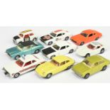 Corgi Toys Unboxed Whizzwheels Group To Include - Jaguar Type E - Yellow, Ford Capri - Fluorescen...