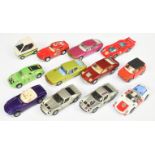 Corgi Toys Unboxed Whizzwheels Group To Include -Datsun 240Z Rally Car - Red, Citroen SM - Metall...