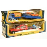 Corgi Toys Gift Sets A Pair - (1) GS19 Corgi Flying Club" - Land Rover and Nipper Aircraft on tra...