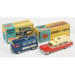 Corgi Toys 437 Superior "Ambulance" - Two-Tone Cream and red, brown interior, silver trim, spun h...