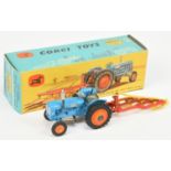 Corgi Toys GS 18 Gift Set - To Include Fordson Power Major Tractor - Blue, silver trim, orange pl...