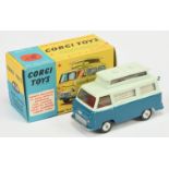 Corgi Toys 420 Ford Thames  Airborne Caravan - Two-Tone Blue and pale green, silver trim and spun...