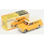 Dinky Toys 274 "AA Road Service" Mini Van - Yellow body and roof sign, white roof, red interior, ...