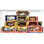 A Group Of  (1/24th & 1/25th) To Include Majorette Peugeot 405 Rally, Bburago Fiat Panda Rally, P...