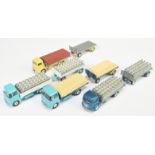 Corgi Toys Unboxed Group To Include Commer Flatbed lorry and Trailer with milk churn loads, ERF D...