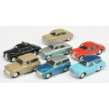 Corgi Toys Unboxed Group  To Include - Riley Pathfinder - Red, Hillman Husky Two-Tone Blue and si...