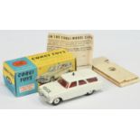 Corgi Toys 419 Ford Zephyr "Police" Motorway Patrol Car - White  body, red interior, aerial, smal...