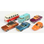 Corgi Toys Unboxed Group To Include - Whizzwheels - Rover 2000 - Purple body, "Graham Hill" Ford ...
