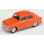 Corgi Toys Unboxed 201M Austin Cambridge  saloon - Orange Body, silver trim, flat spun hubs, with...