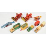 Corgi Toys Unboxed |Group Of Farm related To Include Land Rover and pony Trailer, Massey Ferguson...