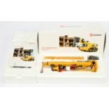 TWH Collectables (1/50th) 090 Grove GMK 4100 Mobile Crane "Wiesbauer" - yellow and Red  - Near Mi...