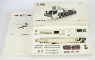 Conrad Model  (1/50th) 2108/0 "Terex" AC 1000 Mobile Crane - Off White and Grey