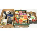 A mixed Group to include Empty boxes various manufacturers - miscellaneous buildings, ephemera, c...