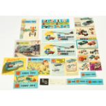 Corgi Toys Group Of 15 Catalogues and Leaflets To Include -  UK 1959, UK 1969 with Price List fol...