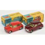 Corgi Toys 225 Austin Seven Mini - Red body, lemon interior, silver trim and spun hubs - Fair and...