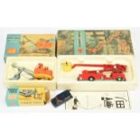 Corgi Toys Group Of  3 - (1) 448 Mini "police" Van - Blue, (2) 1127 Bedford Simon Snorkel fire En...