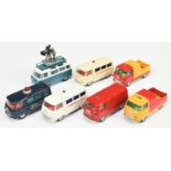 Corgi Toys Unboxed  Commer Group To Include "Ambulance" - White, "Samuelson Film Service Limited"...