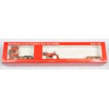 NZG (1/50th) 215.03.64 "Nooteboom" Scania Low Loader  Red, black and silver  - Excellent in a Goo...