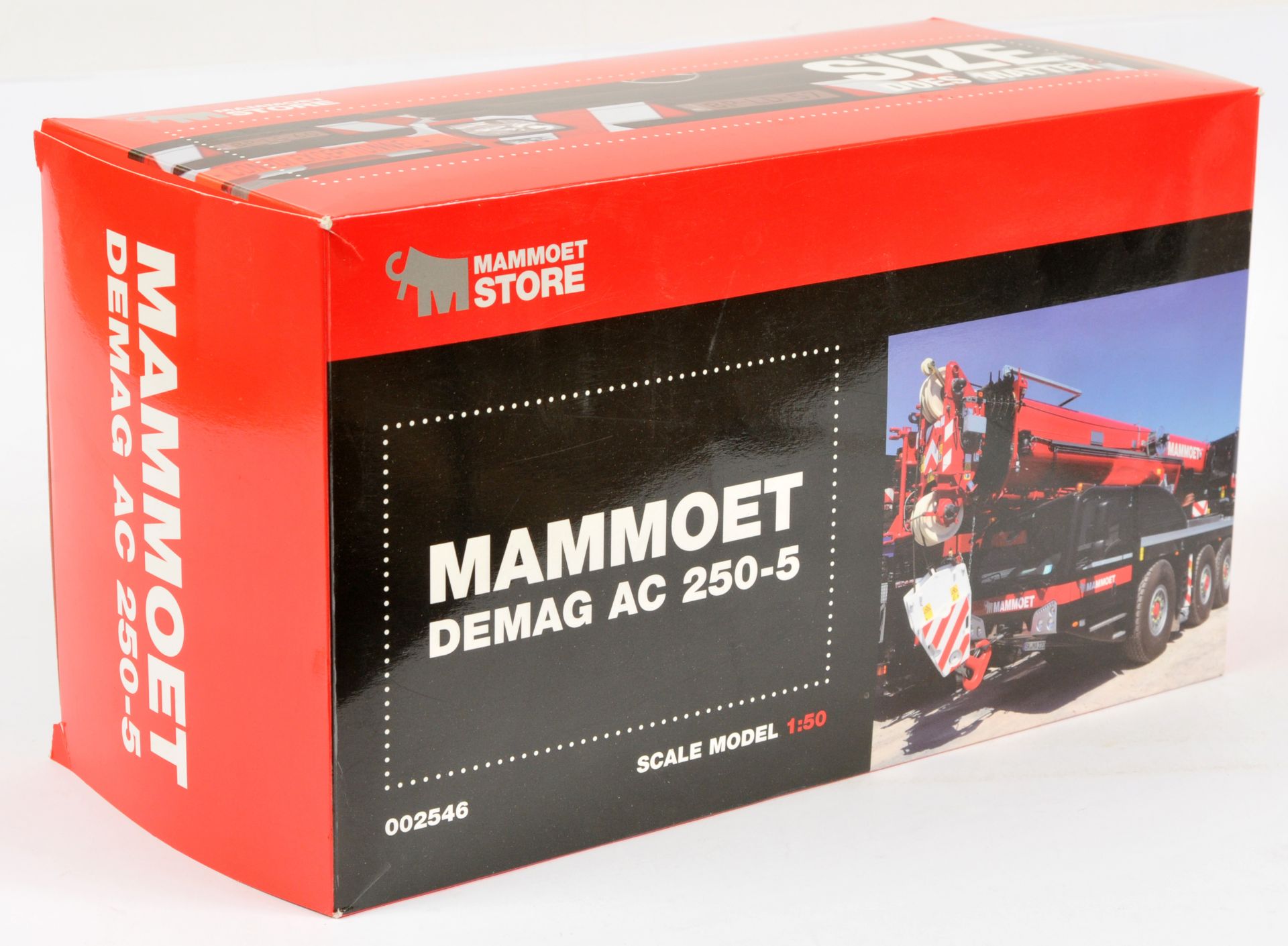 IMC Models (1/50th) 31-0083 "Mammoet" Demag AC 250 Mobile crane  - Red, white and black 