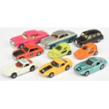 Corgi Toys Unboxed Whizzwheels Group To Include - Bentley "T" Series - Pink, Austin "Taxi" ,- Dar...