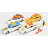 Corgi Toys Unboxed Group of Citroen safari's To Include - (1) Wildlife Preservation" - Yellow, (2...