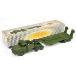 Dinky Toys Military 660 Mighty Antar Tank Transporter - Green including supertoy hubs, without wi...