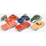 Corgi Toys Unboxed Group To Include - 3 X Volvo P1800 Saloon - Red, salmon Pink and Beige, 3 X Vo...