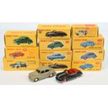 Dinky Toys (Atlas Editions) Group Of 11 To Include - 106 Austin Atlantic, 162 Ford Zephyr Saloon,...