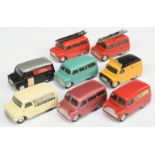 Corgi Toys Unboxed  Bedford Van/Dormobile Group Of 8 To Include - "AA Road Service" - Black and y...