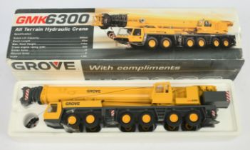Conrad Models   (1/50th) 2091/01   Grove  GMK 6300  Mobile Crane  Yellow and Grey  - Excellent pl...