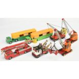 Corgi Toys Unboxed Group To Include  Bedford Horse Box "Newmarket Stables" - Green and yellow, "H...