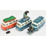 Corgi Toys Unboxed  Commer Group To Include "Holiday Camp Special" - Orange and white, "Samuelson...