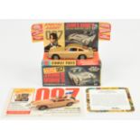 Corgi Toys 261 - "James Bond" Aston Martin DB5 taken from the film "Goldfinger" - finished in gol...