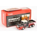 IMC Models (1/50th) "Mammoet" Faun Deutz 6X6 "Van Seumeren"  - Red, white and black - Excellent (...