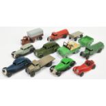 Dinky Toys Group To Include  - Mechanical Horse And Trailer, 25 series "Petrol" Tanker, Land Rove...