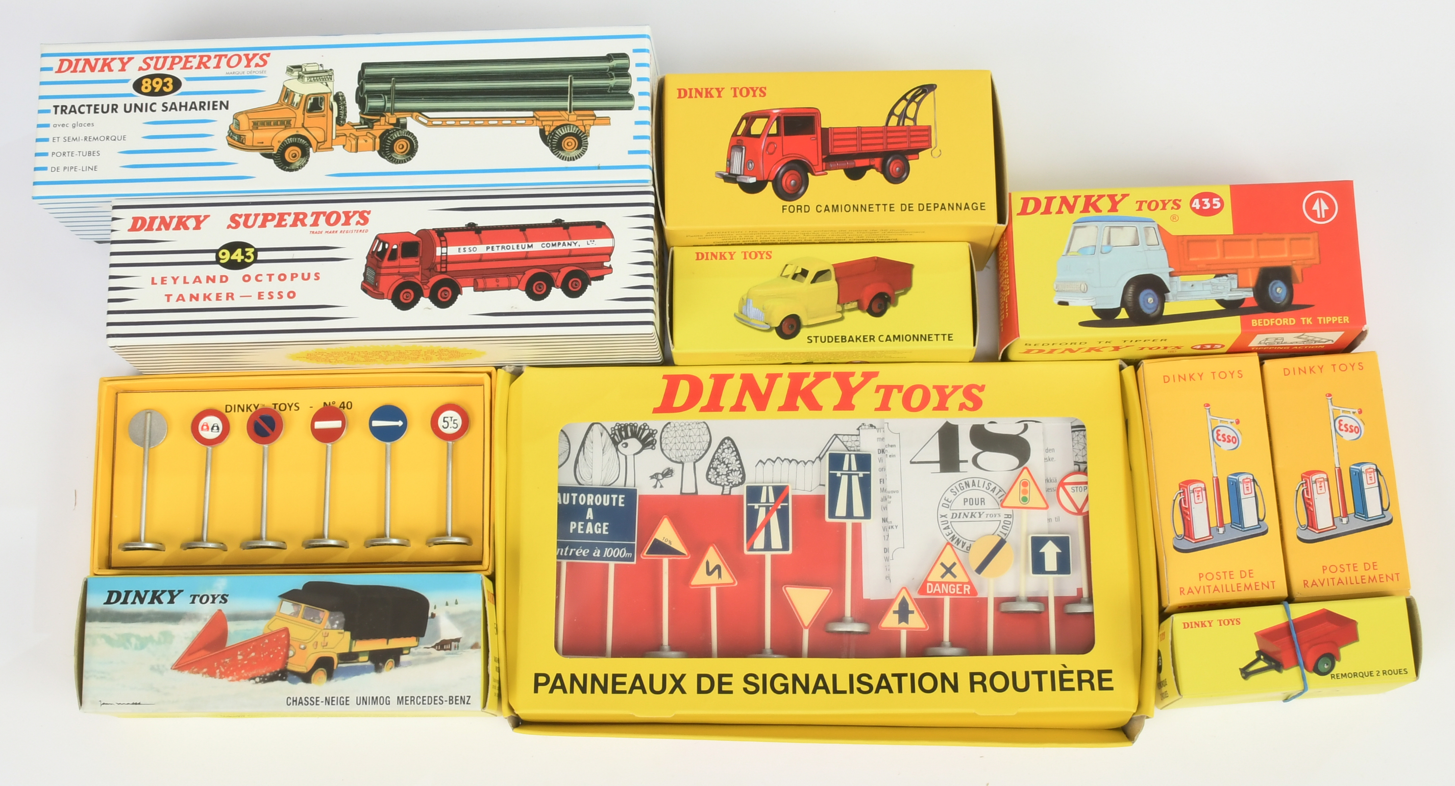Dinky Toys (Atlas Editions) Group Of 11 To Include - 435 Bedford TK, 25R Ford Breakdown truck, 2 ...