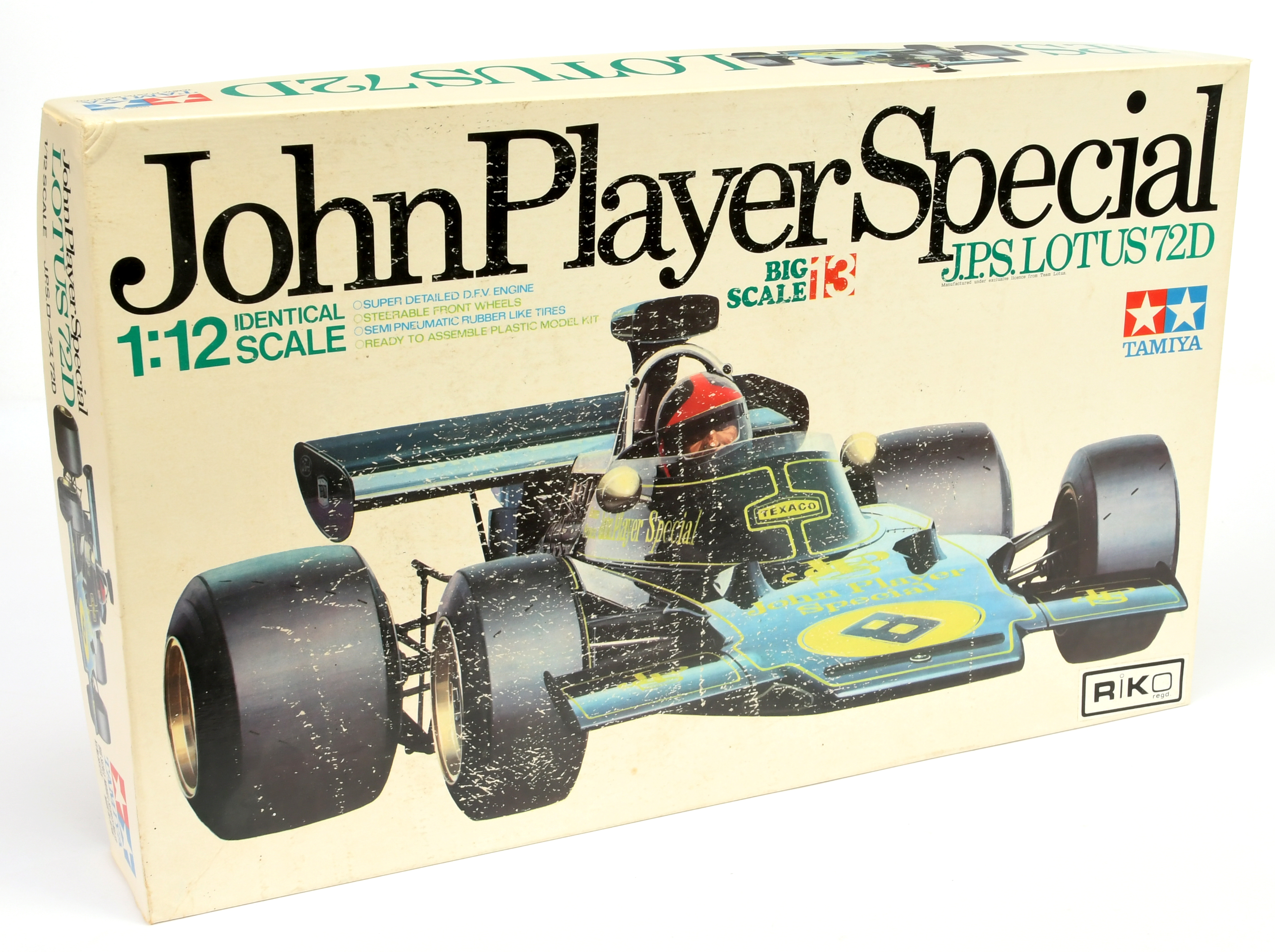 Tamiya (1/12th) Scale BS1213 Lotus 72D "John Player Special" Forumula 1 Racing Car Plastic Kit - ...