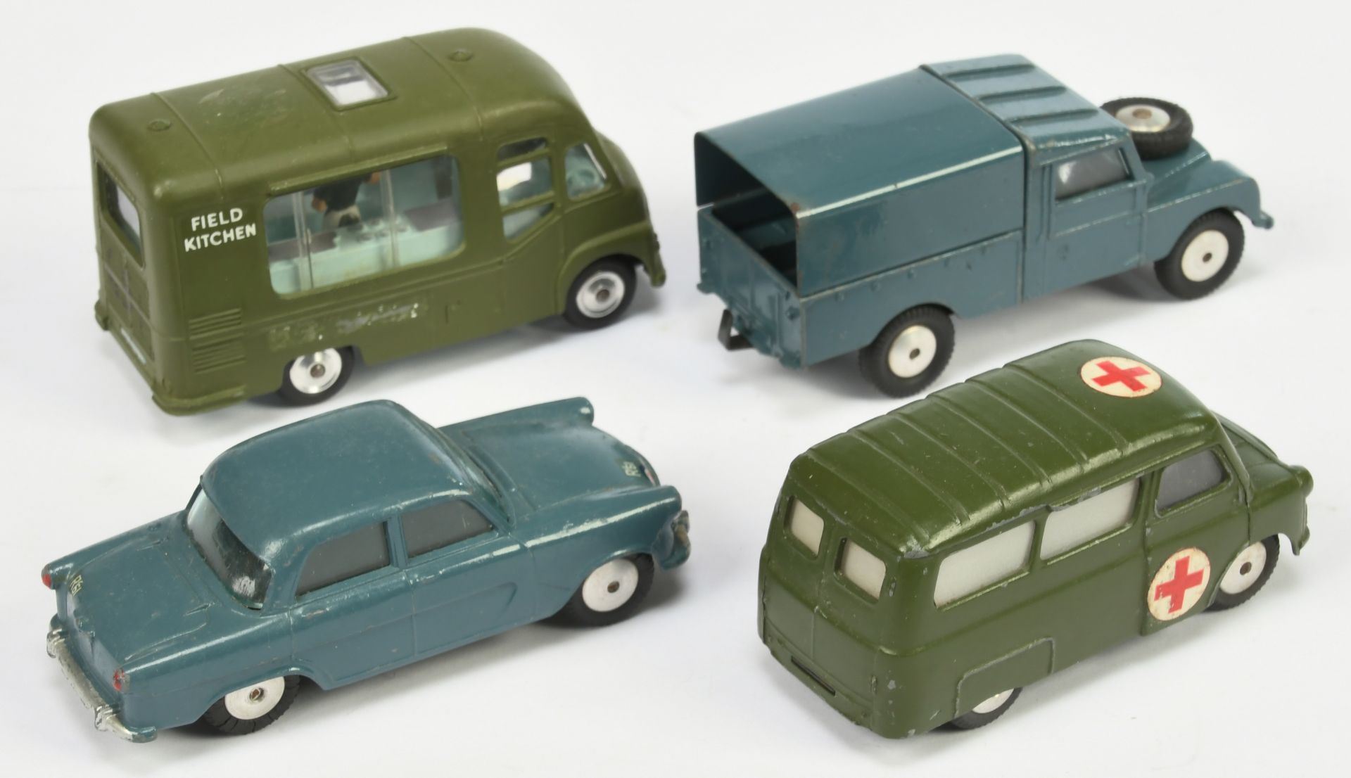Corgi Toys Unboxed  Group Of Military To Include  - (1) Karrier Field Kitchen - Green, (2) Bedfor... - Bild 2 aus 2