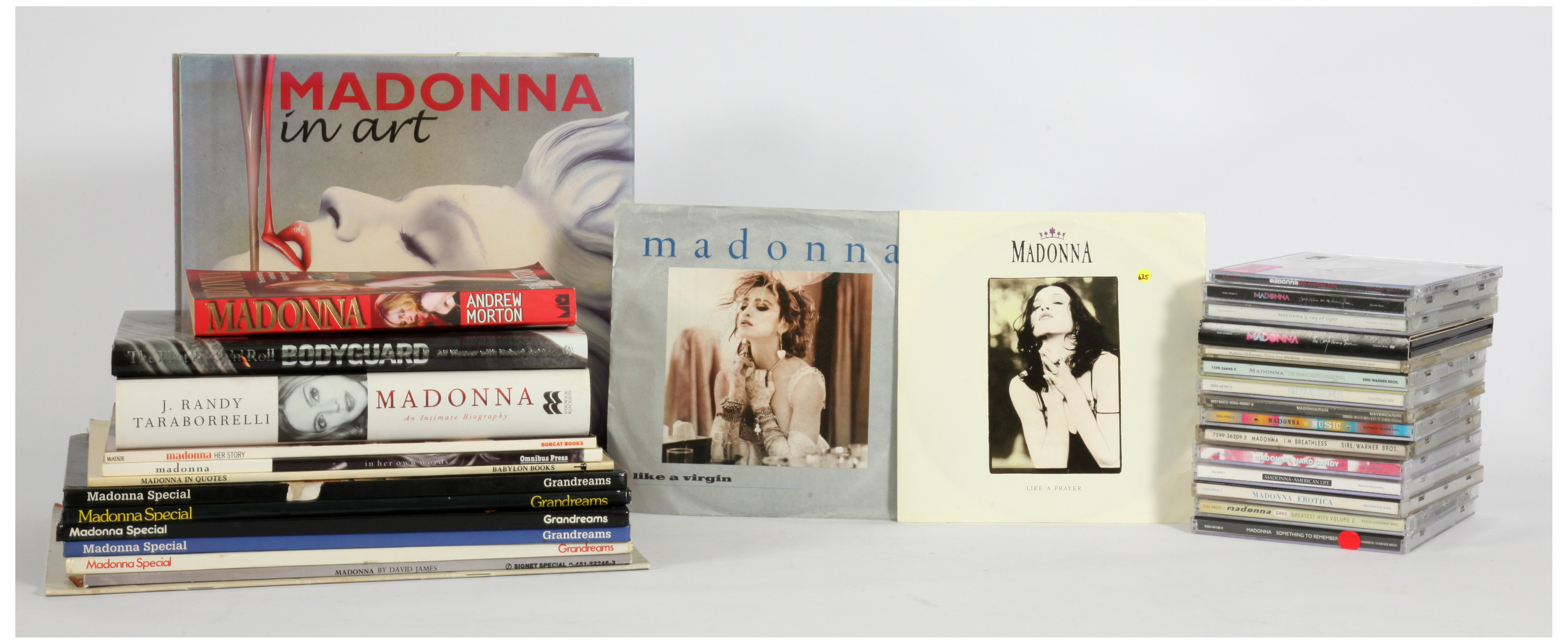 Madonna CDs, Books, 7" 
