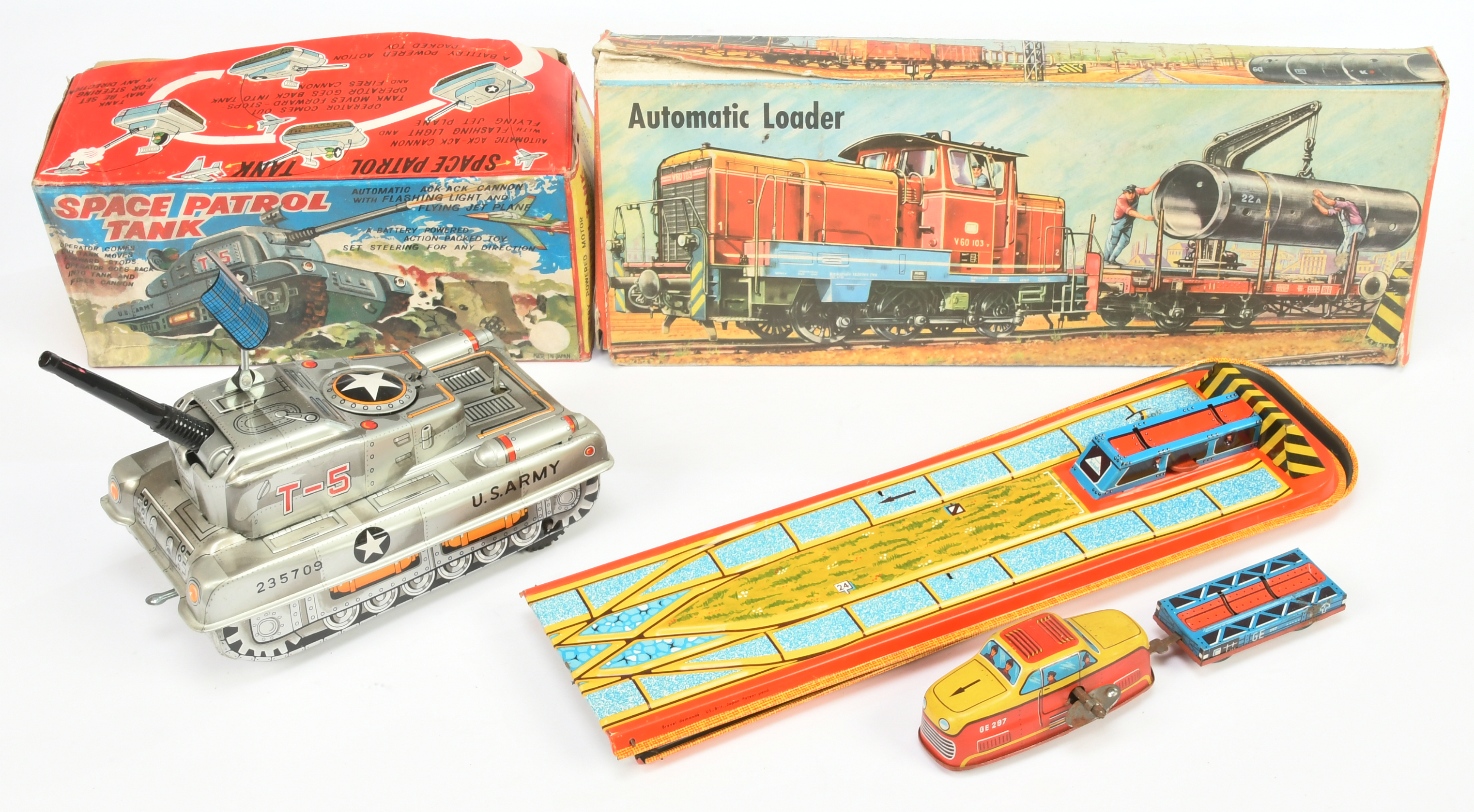 Tinplate train & tank