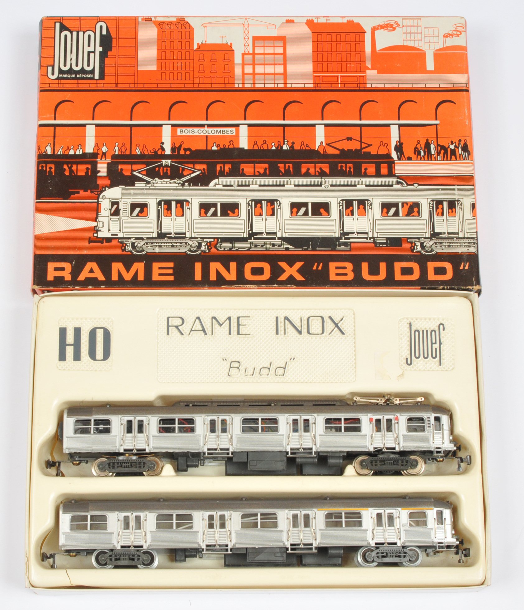 Jouef HO Gauge 761E Rame Inox "Budd" 2-car Railcar Set